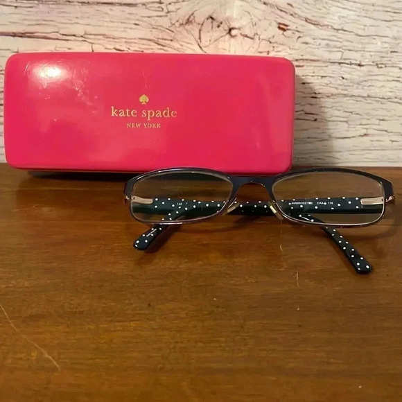 Kate Spade eyeglass frame and case - Picture 1 of 5